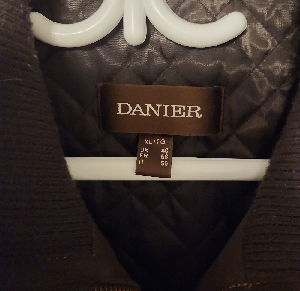 Danier Dark Brown Leather Suede Jacket - Picture 2 of 7